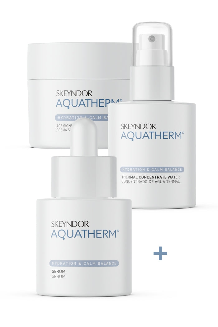 Skeyndor Age Signs Cream + Serum + Thermal Water hydrating mist - for sensitive skin