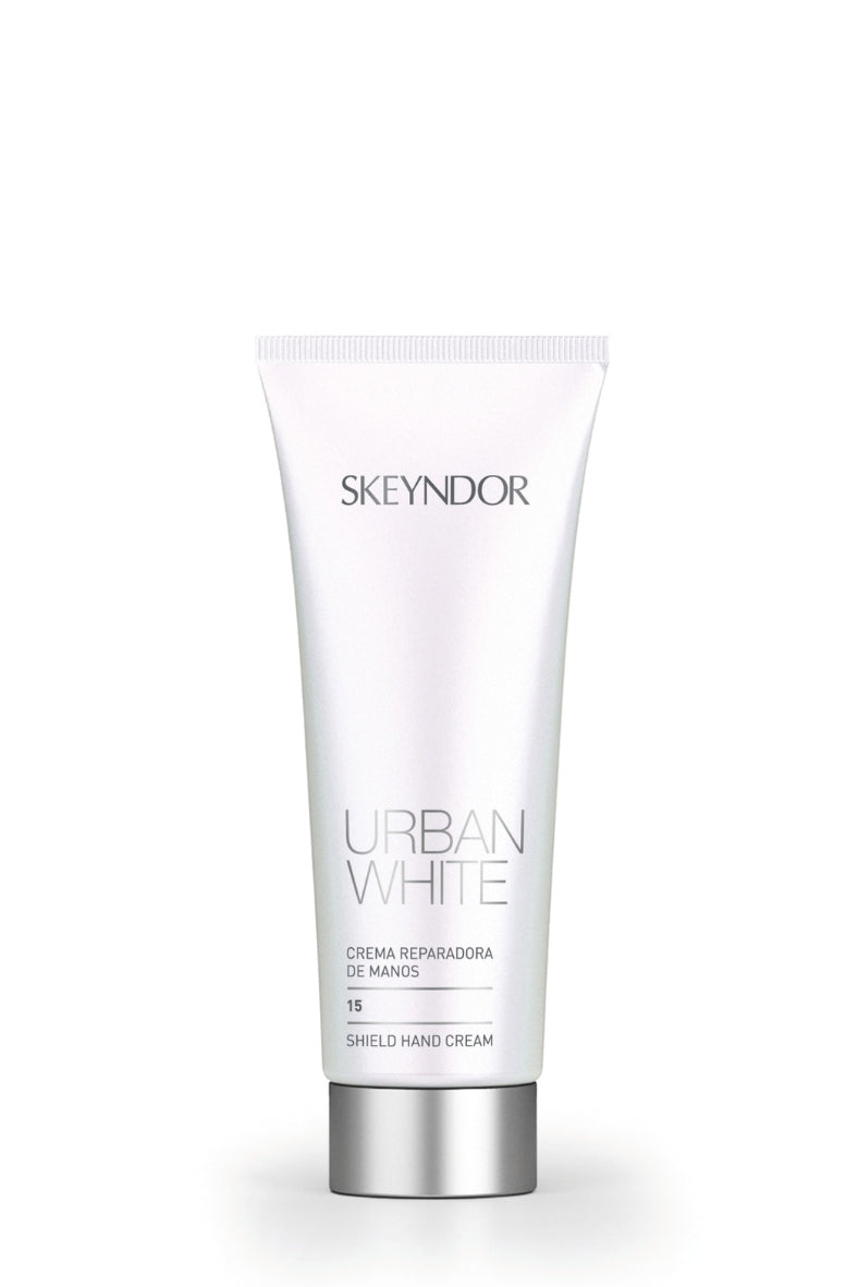Skeyndor Shield Hand Cream SPF 15 - Urban White - for pigmentation and skin texture