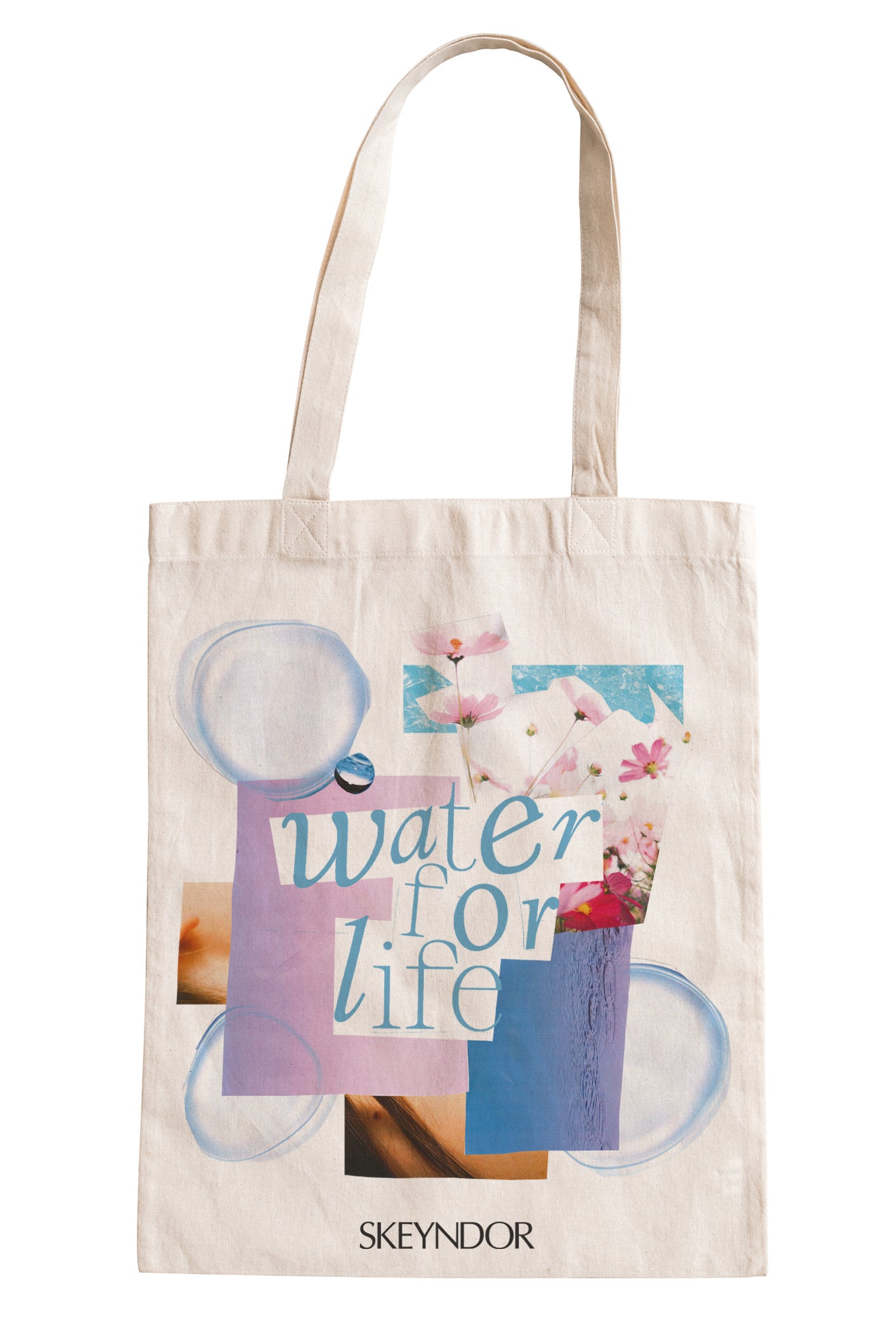 Skeyndor × La Casa de Carlota Water for Life canvas tote